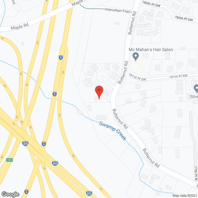 Map of the neighborhood around Crystal Adult Family Home