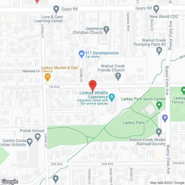 Map of the neighborhood around Tam's Care Home