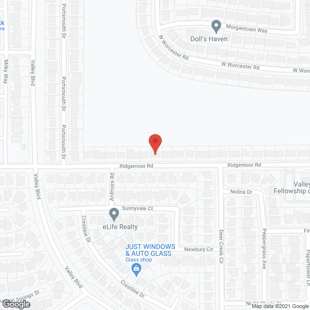 Map of the neighborhood around Golden Years, Inc.