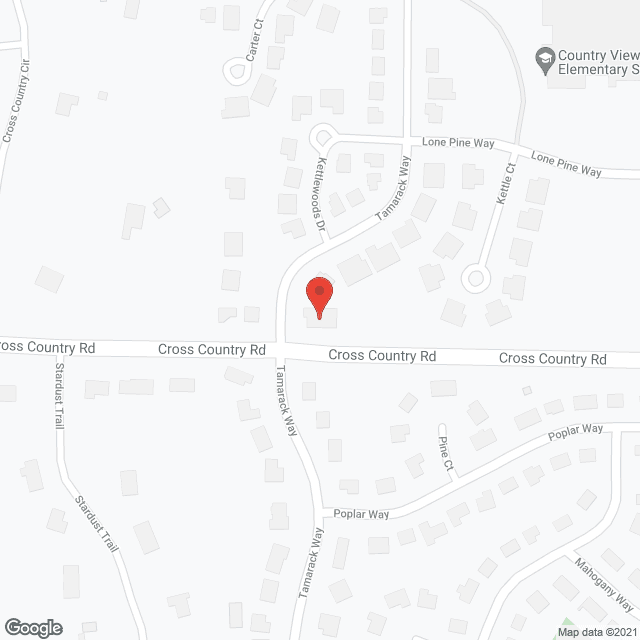 Map of the neighborhood around Autumn Light Home