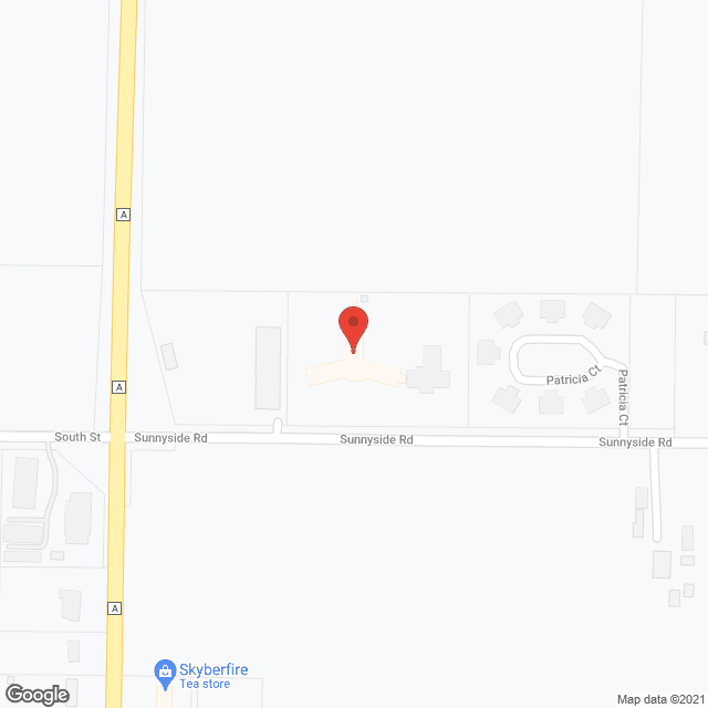 Map of the neighborhood around KindredHearts of Green Lake