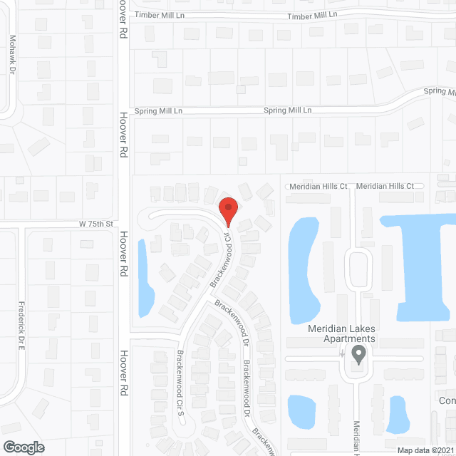 Map of the neighborhood around Always There Senior Care