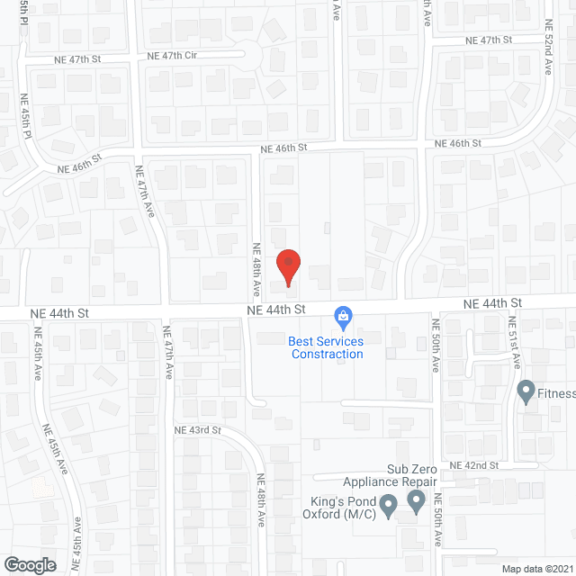 Map of the neighborhood around Golden Lane Adult Care Home