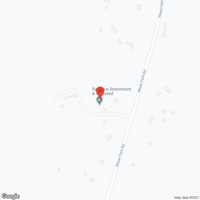 Map of the neighborhood around Rainbow Retirement Home