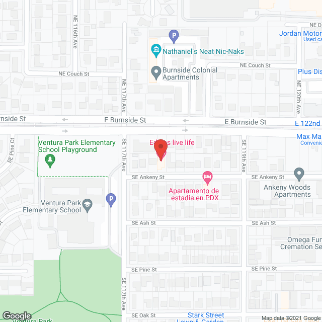 Map of the neighborhood around Sunrise Living LLC