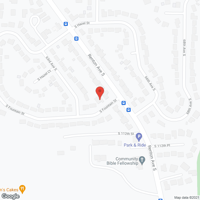 Map of the neighborhood around Concejo Adult Family Home