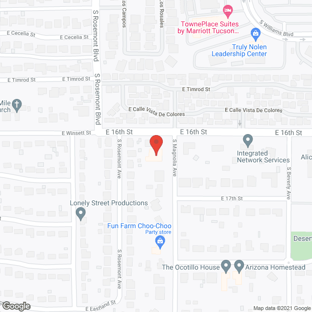 Map of the neighborhood around Frances Care Home