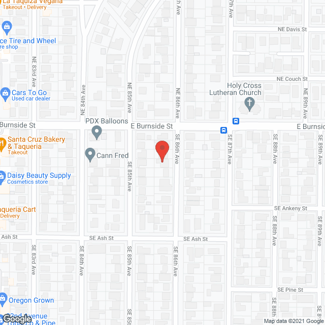 Map of the neighborhood around Chis AFH Care