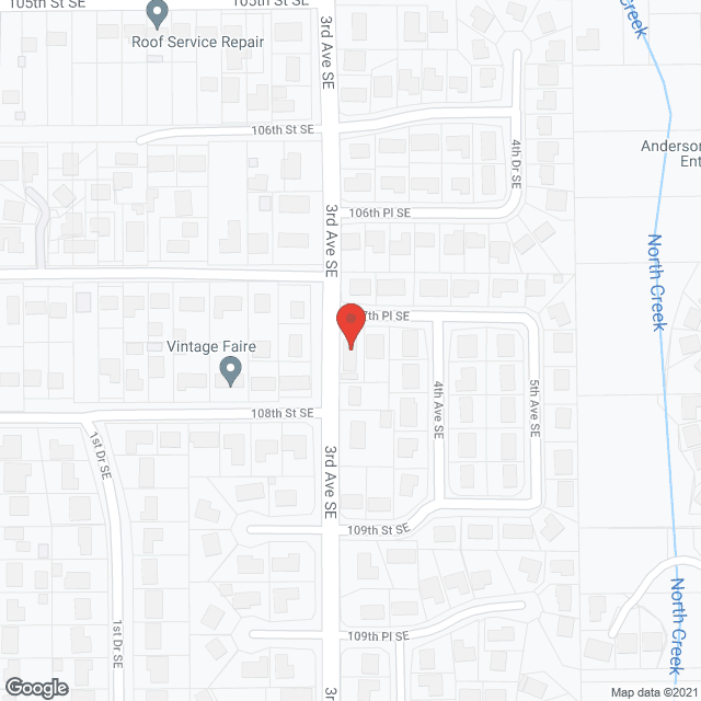 Map of the neighborhood around A Place Like Home