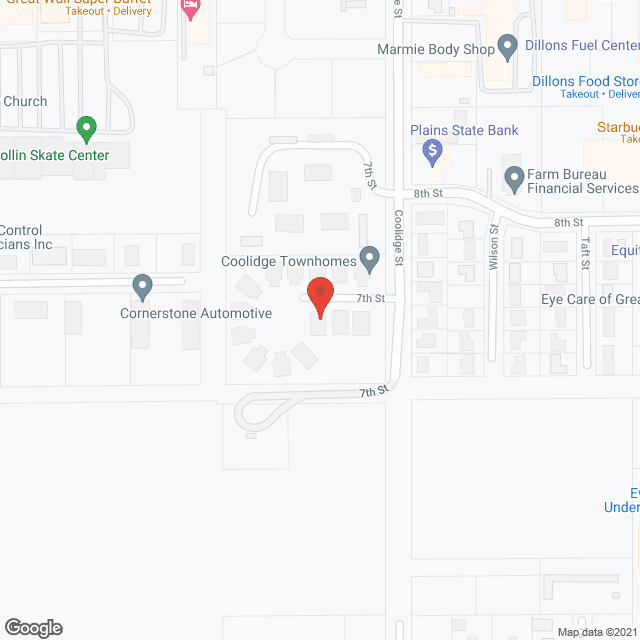 Map of the neighborhood around Coolidge Plaza LLC