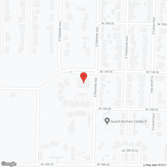 Map of the neighborhood around Chanute Plaza LLC