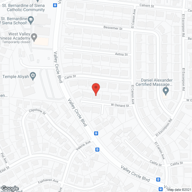 Map of the neighborhood around Shalom Elderly Care