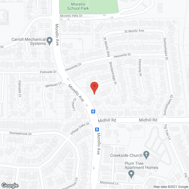 Map of the neighborhood around Villa Vittoria