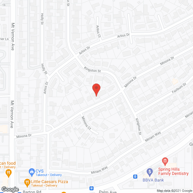 Map of the neighborhood around Integrity Care