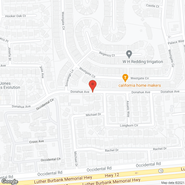 Map of the neighborhood around Victoria's Place
