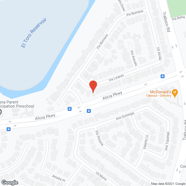 Map of the neighborhood around Saddleback FMS II