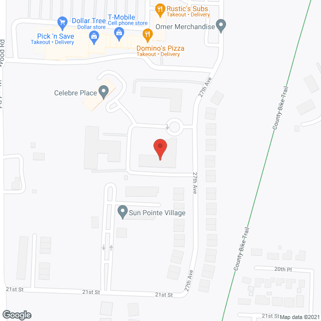 Map of the neighborhood around Glenwood Apartments