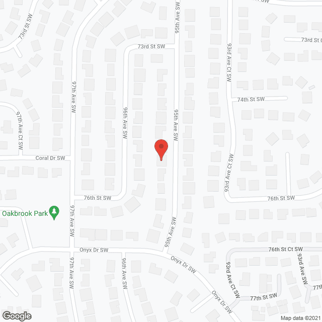 Map of the neighborhood around Kare Home AFH