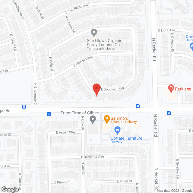 Map of the neighborhood around Maria's Adult Foster Care Home