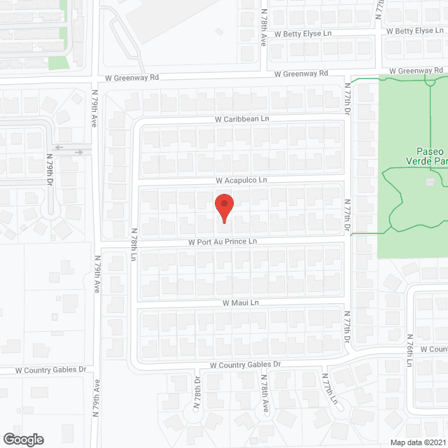 Map of the neighborhood around Cornerstone at Peoria, LLC