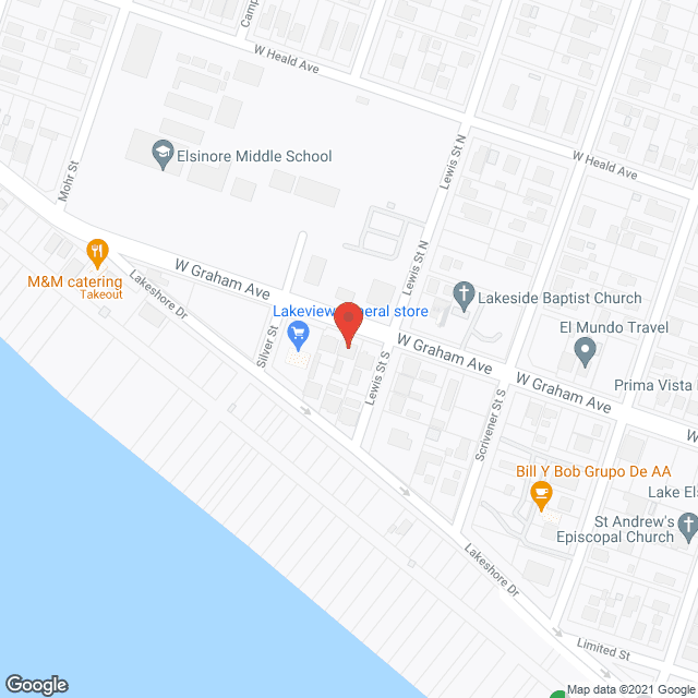 Map of the neighborhood around Village View of Lake Elsinore