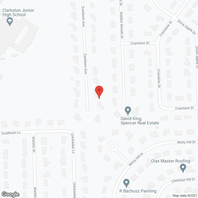 Map of the neighborhood around Autumn Years Elderly Care