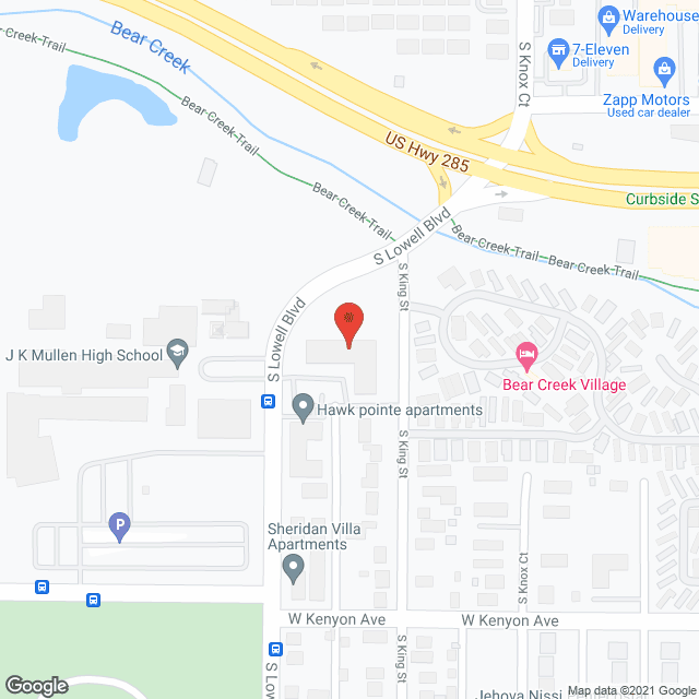 Map of the neighborhood around Kingspoint Apartments