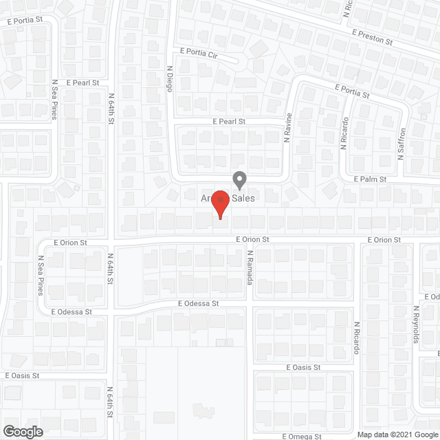 Map of the neighborhood around Seven Haven II