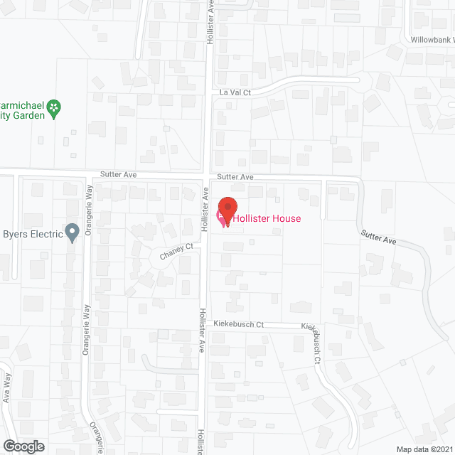 Map of the neighborhood around Gina's Home Care