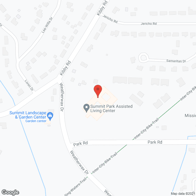 Map of the neighborhood around Summit Park Estates