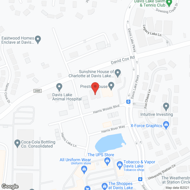 Map of the neighborhood around Preston House I, LLC