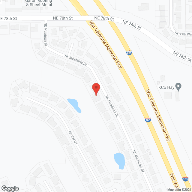 Map of the neighborhood around Golf Meadows AFH