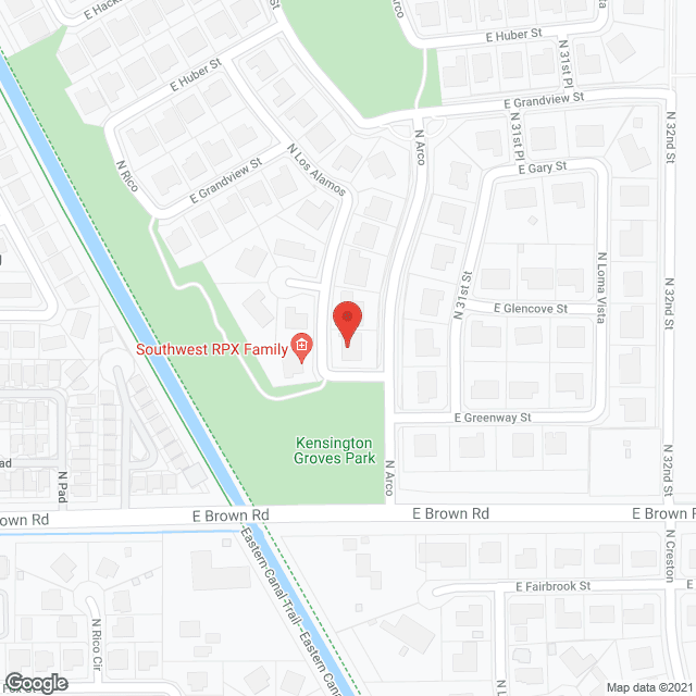 Map of the neighborhood around Class Act Los Alamos Mesa, LLC