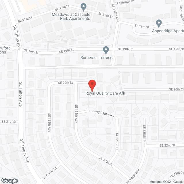 Map of the neighborhood around Royal Quality Care