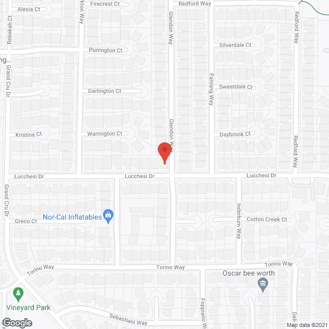 Map of the neighborhood around Smile House