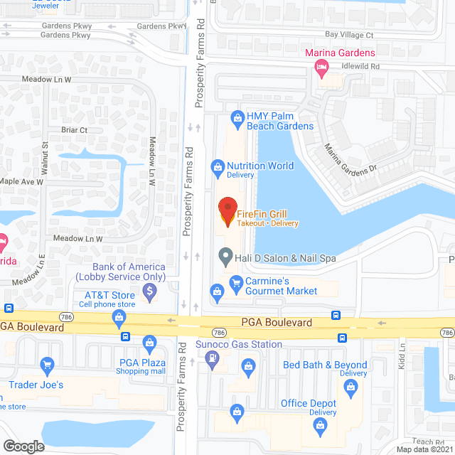 Map of the neighborhood around Signature HealthCARE, LLC