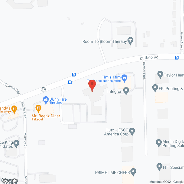 Map of the neighborhood around DePaul Adult Care Communities Inc