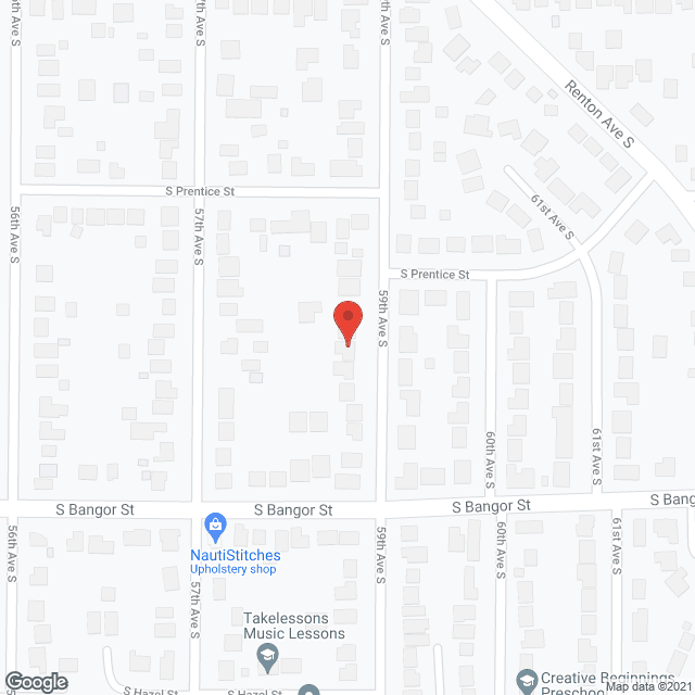 Map of the neighborhood around Gayden Family Home, RN