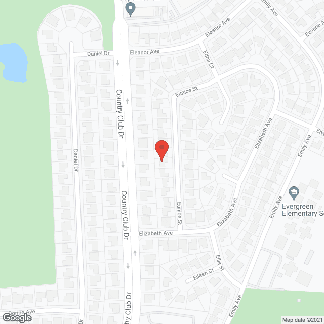 Map of the neighborhood around Gardenia House