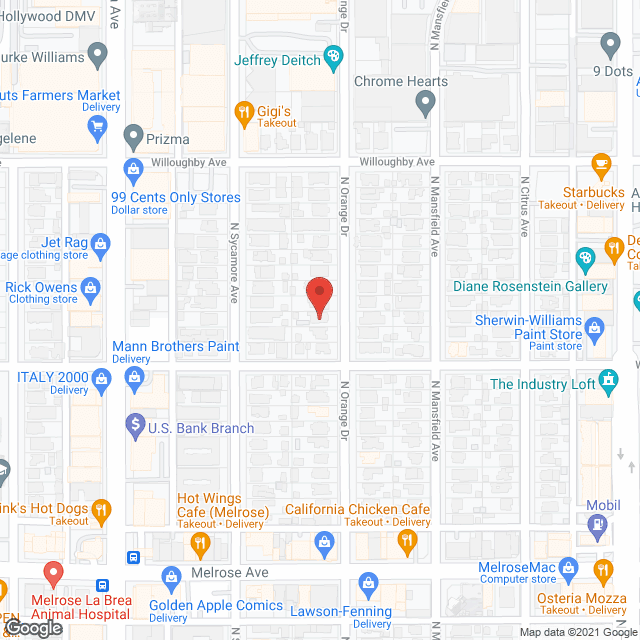 Map of the neighborhood around Villa De Oro II
