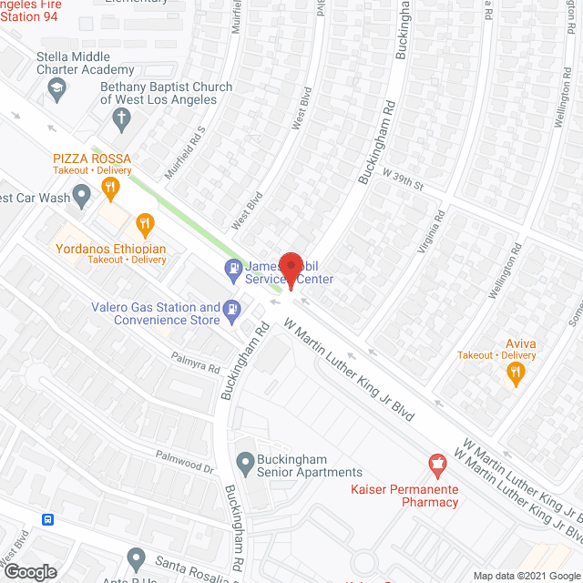 Map of the neighborhood around Culpepper Homes