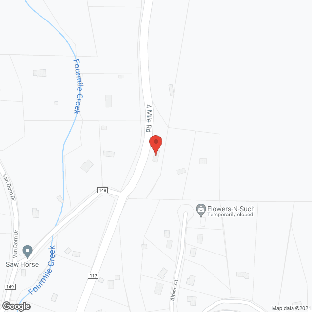 Map of the neighborhood around Creekside Assisted Living