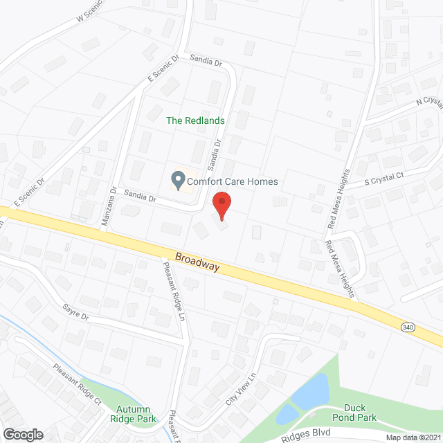 Map of the neighborhood around Comfort Care Homes
