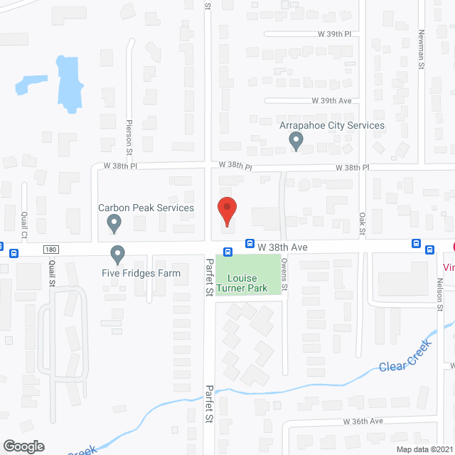 Map of the neighborhood around Ashley Manor - Parfet