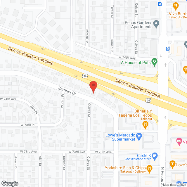 Map of the neighborhood around Wheeler Adult Foster Care Home