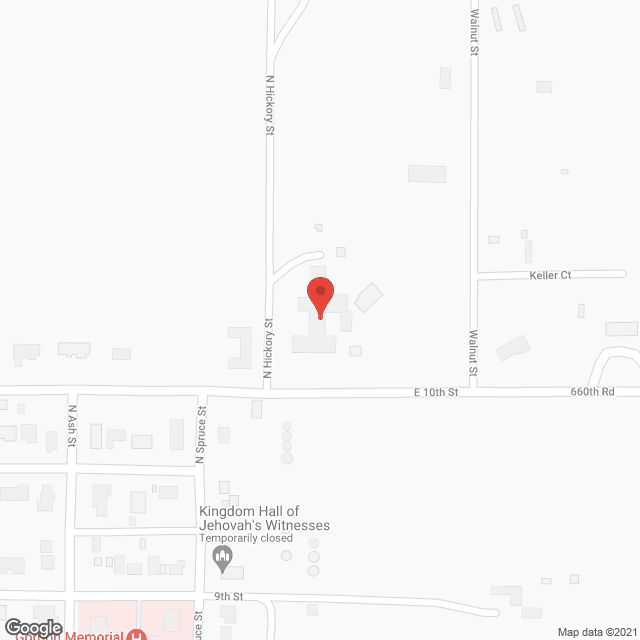 Map of the neighborhood around Gordon Countryside Care