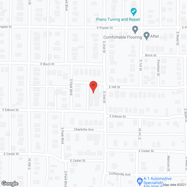 Map of the neighborhood around Gran Villas Independence