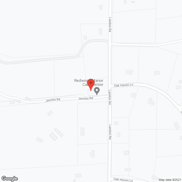 Map of the neighborhood around Barnabas Redwood Manor