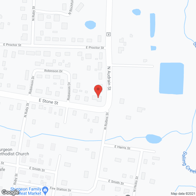 Map of the neighborhood around Sturgeon Rest Home