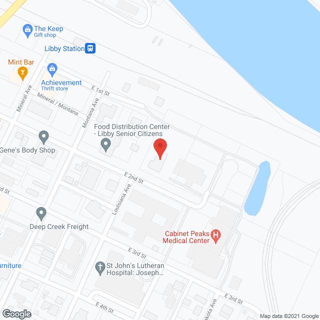 Map of the neighborhood around St Johns Assisted Living